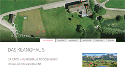 Desktop Screenshot of klanghaus-toggenburg.ch